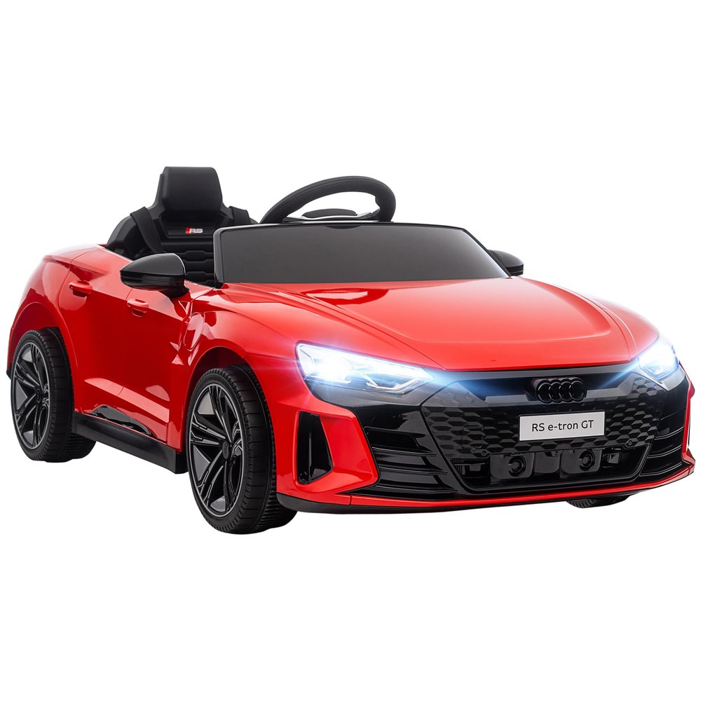 Aosom Licensed Audi RS e-tron GT 12V Ride On Car Truck for Kids, Electric Car Ride On Vehicle w/Parent Remote Control, Music, Lights, for Toddlers, Red