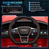 Aosom Licensed Audi RS e-tron GT 12V Ride On Car Truck for Kids, Electric Car Ride On Vehicle w/Parent Remote Control, Music, Lights, for Toddlers, Red view 4