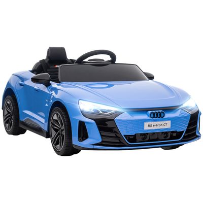 Aosom Licensed Audi RS e-tron GT 12V Ride On Car Truck for Kids, Electric Car Ride On Vehicle w/Parent Remote Control, Music, Lights, for Toddlers, Blue