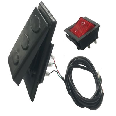Accelerator Pedal Switch Electric Pedal Foot Switch Accessory for Kids Cars Children Electric Ride on Toys Replacement Parts ConnectorsPWM 2.0A/2.0B Soft Start/Soft Stop Pedal