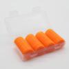 HAKITAROOM Set of 100 Opaque Plastic Learning Counters Mini Poker Chips Game Tokens with Storage Box (Orange, 1 Inch) view 2