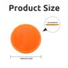 HAKITAROOM Set of 100 Opaque Plastic Learning Counters Mini Poker Chips Game Tokens with Storage Box (Orange, 1 Inch) view 3