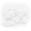 HAKITAROOM Set of 100 Opaque Plastic Learning Counters Mini Poker Chips Game Tokens with Storage Box (White, 1 Inch) view 1