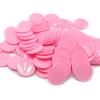 HAKITAROOM Set of 100 Opaque Plastic Learning Counters Mini Poker Chips Game Tokens with Storage Box (Pink, 1 Inch) view 1
