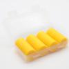 HAKITAROOM Set of 100 Opaque Plastic Learning Counters Mini Poker Chips Game Tokens with Storage Box (Yellow, 1 Inch) view 2