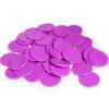 HAKITAROOM Set of 100 Opaque Plastic Learning Counters Mini Poker Chips Game Tokens with Storage Box (Purple, 1 Inch) view 1