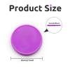 HAKITAROOM Set of 100 Opaque Plastic Learning Counters Mini Poker Chips Game Tokens with Storage Box (Purple, 1 Inch) view 3