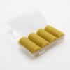 HAKITAROOM Set of 100 Opaque Plastic Learning Counters Mini Poker Chips Game Tokens with Storage Box (Goldenrod, 1 Inch) view 2
