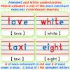 Montessori Letters Movable Wood Alphabet with Box and Large Mat Small Wooden Alphabet Letters Montessori Trays Preschool Spelling Learning Language Materials Objects, Red, Blue view 3