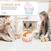 Zerodeko 2pcs Portable Storage Basket Sundries Organizer for Stationery Toys Cosmetics and Clothes for Home and Office Use view 3
