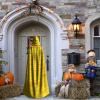 Aulwewd Brick Road of Yellow Halloween Hooded Cloaks Witch Robe Cloaks, Holiday Party Cosplay Costumes (Unisex) view 3