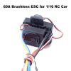 GoolRC 60A Brushless ESC Electronic Speed Controller T Plug 5.8V 3A BEC for 1/10 RC Car view 3