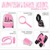 Adventure Kidz - Outdoor Exploration Kit, Binoculars with Case, Flashlight, Compass, Whistle, Magnifying Glass, Backpack, Bundle (21 Items) view 2