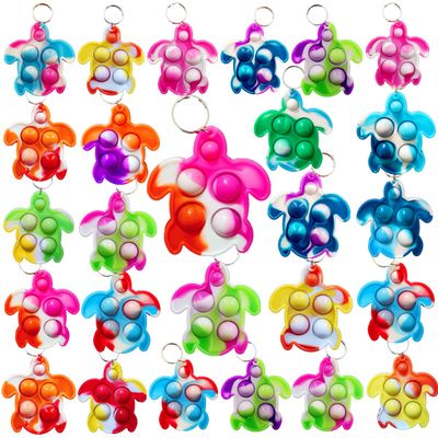PSDFH 30 Packs Funny Summer Present Unique Mini Turtle Assorted fidgets Bubble Toys for Kids Children Classroom Students Gifts from Teacher,Birthday Party Favors