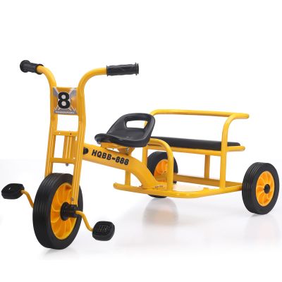 Kids Tricycle for Riders Ages 3-5 Preschool Playground Kids Tricycles, Daycare Toddler Tandem TrikeChildren Tandem Bike, Outdoor Playground Equipment Trike