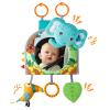 Lynncare Car Seat Toy, Baby Car Mirror for Rear Facing, Travel Baby Activity Center with Hanging Engaging Toys for Infants Babies 0-6-12-18 Months Boy Girl view 1