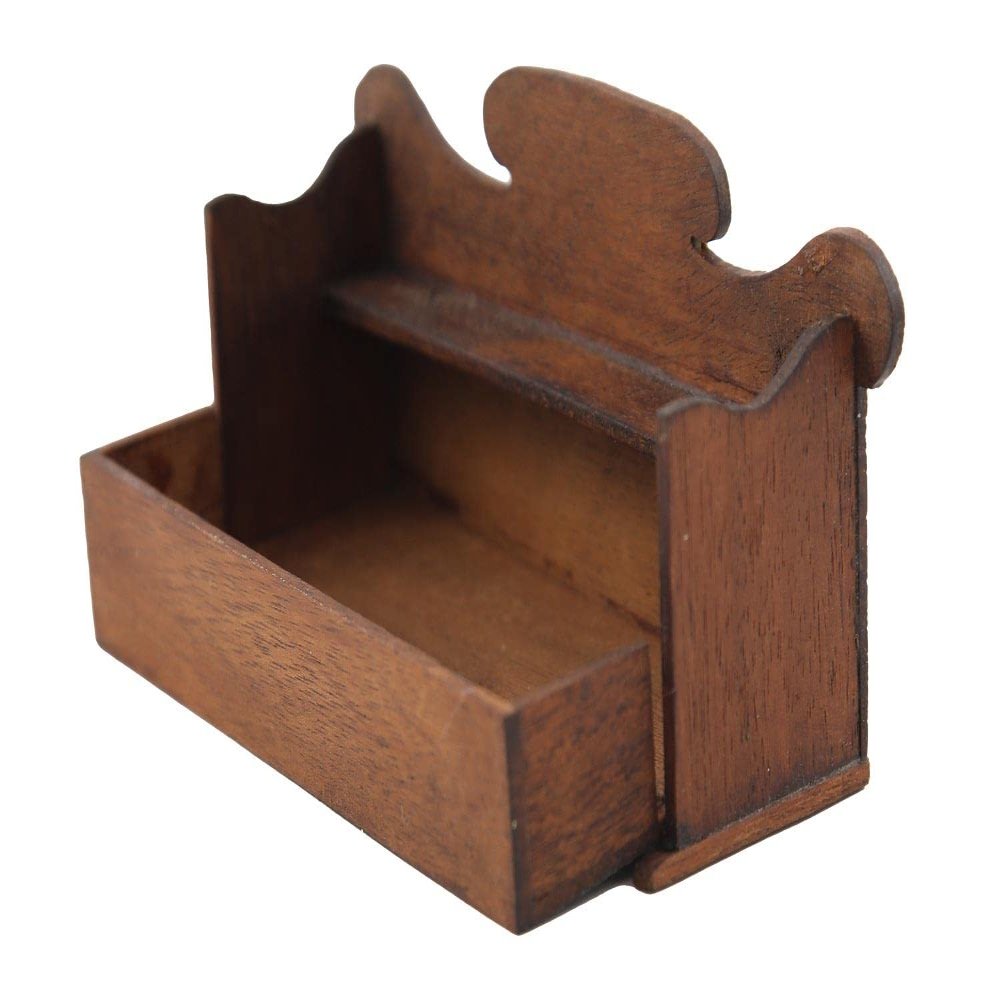 Melody Jane Dolls Houses Dollhouse Early American Hacienda Entry Bench Bed Storage Seat Hall Furniture