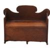 Melody Jane Dolls Houses Dollhouse Early American Hacienda Entry Bench Bed Storage Seat Hall Furniture view 2