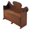 Melody Jane Dolls Houses Dollhouse Early American Hacienda Entry Bench Bed Storage Seat Hall Furniture view 3
