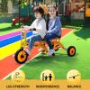 Kids Tricycle for Preschool Playground, Daycare Toddler Trike, Children Double Seat Bikes with Passenger Seat, Outdoor Playground Equipment, Toddler Tricycles for Riders Ages 3+ view 2