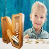 Personalized Large Wooden Letter Piggy Bank, Coin Bank, Custom Piggy Bank with Custom Name, Can be Used as Christmas, Birthday Gifts view 3