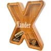 Personalized Large Wooden Letter Piggy Bank, Coin Bank, Custom Piggy Bank with Custom Name, Can be Used as Christmas, Birthday Gifts view 2