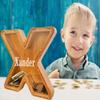 Personalized Large Wooden Letter Piggy Bank, Coin Bank, Custom Piggy Bank with Custom Name, Can be Used as Christmas, Birthday Gifts view 3