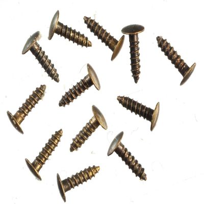 Melody Jane Dolls Houses Dollhouse 3/32in Mini Nails Brass Nickle Miniature DIY Builders Accessory