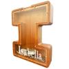 Personalized Large Wooden Letter Piggy Bank, Coin Bank, Custom Piggy Bank with Custom Name, Can be Used as Christmas, Birthday Gifts view 2
