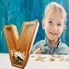 Personalized Large Wooden Letter Piggy Bank, Coin Bank, Custom Piggy Bank with Custom Name, Can be Used as Christmas, Birthday Gifts view 3