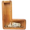 Personalized Large Wooden Letter Piggy Bank, Coin Bank, Custom Piggy Bank with Custom Name, Can be Used as Christmas, Birthday Gifts view 1