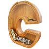 Personalized Large Wooden Letter Piggy Bank, Coin Bank, Custom Piggy Bank with Custom Name, Can be Used as Christmas, Birthday Gifts view 2