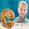 Personalized Large Wooden Letter Piggy Bank, Coin Bank, Custom Piggy Bank with Custom Name, Can be Used as Christmas, Birthday Gifts view 3