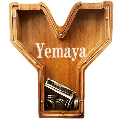 Personalized Large Wooden Letter Piggy Bank, Coin Bank, Custom Piggy Bank with Custom Name, Can be Used as Christmas, Birthday Gifts
