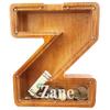 Personalized Large Wooden Letter Piggy Bank, Coin Bank, Custom Piggy Bank with Custom Name, Can be Used as Christmas, Birthday Gifts view 1
