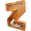 Personalized Large Wooden Letter Piggy Bank, Coin Bank, Custom Piggy Bank with Custom Name, Can be Used as Christmas, Birthday Gifts view 2