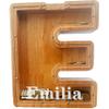 Personalized Large Wooden Letter Piggy Bank, Coin Bank, Custom Piggy Bank with Custom Name, Can be Used as Christmas, Birthday Gifts view 1