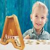 Personalized Large Wooden Letter Piggy Bank, Coin Bank, Custom Piggy Bank with Custom Name, Can be Used as Christmas, Birthday Gifts view 3