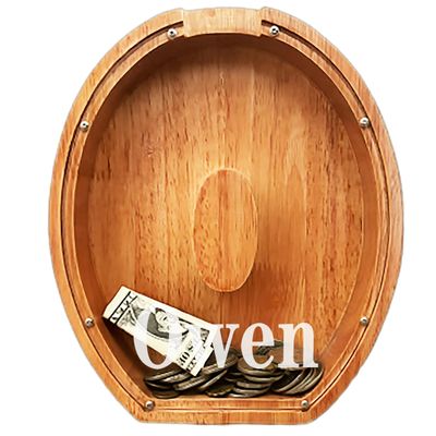 Personalized Large Wooden Letter Piggy Bank, Coin Bank, Custom Piggy Bank with Custom Name, Can be Used as Christmas, Birthday Gifts