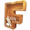 Personalized Large Wooden Letter Piggy Bank, Coin Bank, Custom Piggy Bank with Custom Name, Can be Used as Christmas, Birthday Gifts view 2