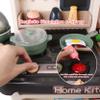 Complete Kitchen Play Set Chef's Role Play 65 PCS Accessories Set with Music Box, Egg Steamer, Real Water, Smoke, Menu Pad view 2