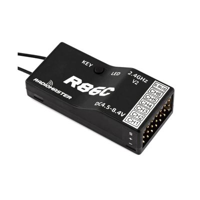 RADIOMASTER R86C V2 6CH PWM Receiver - D8/D16/SFHSS - 1