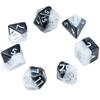 Gate Keeper Games & Dice Gate Keeper Games Mighty Tiny Dice: Yin & Yang - 7 Piece Dice Set, Roleplaying Dice Set, 12mm view 1