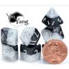 Gate Keeper Games & Dice Gate Keeper Games Mighty Tiny Dice: Yin & Yang - 7 Piece Dice Set, Roleplaying Dice Set, 12mm view 3