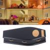 Agatige Dollhouse Coffin, Birch Whimsical Miniature Vampire Coffin for Halloween Decoration 1:12 view 2