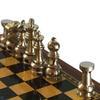 Melody Jane Dolls Houses Dollhouse Walnut Chess Table with Set Miniature Study Pub Furniture 1:12 Scale view 4