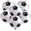 22 Inch 4D Soccer Foil Balloons, 6Pcs Soccer Party Decorations Football Shape Mylar Foil Balloons Sport Decor for Boys Kids Soccer Ball Fans Theme Birthday Party Decorations Supplies view 1