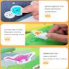 MIKNEKE Portable Jelly Sticker Quiet Book for Toddlers, Montessori Busy Book, Preschool Learning Activities Travel Toys (Space) view 3