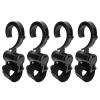 4Pcs Stroller Hooks Baby Carriage, Multifunctional Stroller Hooks for Hanging Shopping Bags Backpack, 360 Rotatable Universal Hook Clips to Hang Purse Bag view 1