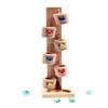 Beautiful Wooden Marble Slider Tree Ball Run Track with 6 Tilting Buckets Toy Famil view 2